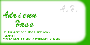 adrienn hass business card